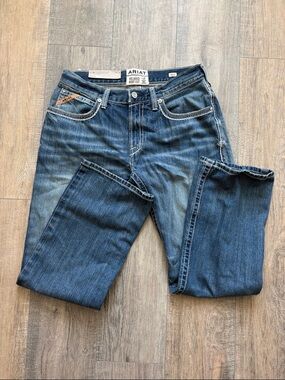 Ariat Men's Relaxed Straight-Leg Jeans - Blue Wash